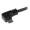 USB kabelis StarTech USB-A - mikroUSB 1 m Juodas (USB2UB2RA1M)