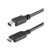 USB kabelis StarTech USB-C - mini DisplayPort 1 m Juodas (CDP2MDPMM1MB)
