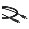 USB kabelis StarTech USB-C - mini DisplayPort 1 m Juodas (CDP2MDPMM1MB)
