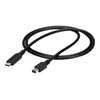 USB kabelis StarTech USB-C - mini DisplayPort 1 m Juodas (CDP2MDPMM1MB)