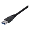 USB kabelis StarTech USB-A - USB-A 1 m Juodas (USB3SEXT1MBK)