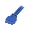 StarTech USB skambutis - USB atgal, mėlyna (USB3SPLAFHD)