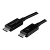 USB laidas StarTech USB-C – USB-C 1 m juodas (TBLT3MM1M)