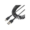 USB kabelis StarTech USB-A - USB-C 0,5 m juodas (R2ACC- 50C- USB- CABLE)