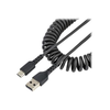 USB kabelis StarTech USB-A - USB-C 0,5 m juodas (R2ACC- 50C- USB- CABLE)