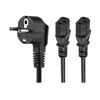 Maitinimo kabelis StarTech StarTech 2M SCHUKO CEE7 -2X C13 CORD /.