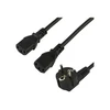 Maitinimo kabelis StarTech StarTech 2M SCHUKO CEE7 -2X C13 CORD /.
