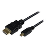 StarTech HDMI Micro - HDMI kabelis 2m juodas (HDADMM2M)