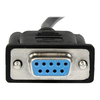 StarTech 2M Juodas DB9 NULL MODEM CABLE/SERIAL NULL MODEM CABLE Juodas