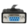 StarTech 2M Juodas DB9 NULL MODEM CABLE/SERIAL NULL MODEM CABLE Juodas