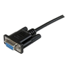 StarTech 2M Juodas DB9 NULL MODEM CABLE/SERIAL NULL MODEM CABLE Juodas