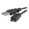 USB kabelis StarTech USB-A - mikroUSB 2 m juoda (USBHAAUB2M)
