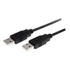USB kabelis StarTech USB-A - USB-A 2 m juodas (USB2AA2M)
