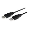 USB kabelis StarTech USB-A - USB-A 2 m juodas (USB2AA2M)