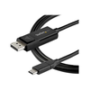 StarTech CDP2DP141MBD USB-C adapterio kabelis USB-C kištukas (DP Old) iki DP 1.4 kištukas, 1m, juodas
