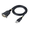 USB kabelis StarTech USB-A - DB-9 0.91 m Juodas (1P3FP- USB- SERIAL)