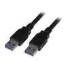 USB laidas 3.0 Startech USB3SAA3MBK 3 m Juoda