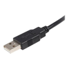 USB kabelis StarTech USB-A - USB-B 3 m Juodas (USB2HAB3M)