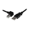 USB kabelis StarTech USB-A - USB-B 3 m Juodas (USBAB3ML)