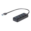 StarTech USB 3.0 HUB 4 prievadai juodi