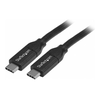 Kabelis USB StarTech USB-C - USB-C 4 m Juodas (USB2C5C4M)