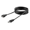 StarTech.com USBEXTAA6BK USB kabelis 1,83 m USB A Juoda