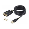 StarTech 1P6FFCN-USB-SERIAL lygiagretus kabelis Juodas 2 m USB Type-A DB-9