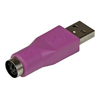 Klaviatūra USB adapteris StarTech USB - PS / 2 violetinė (GC46MFKY)