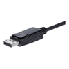 AV adapteris StarTech Rodyti Uostas - D- Sub (VGA) juoda (DP2VGAA)