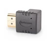 StarTech.com HDMI 2.0 adapteris žemyn kampu, 90 laipsnių HDMI prievado išsaugojimas, M/F - didelės spartos - HDMI adapteris - HDMI kištukas į HDMI kištuką, pasuktas į viršų - juodas - palaiko 4K 60 Hz, dvikryptis, pasyvus