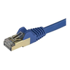 StarTech Patrikas CAT6A, STP, 2m, mėlyna (6ASPAT2MBL)