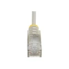 StarTech STARTECH.COM 3m Cat6-Kabelis - Schlankes Cat6-Patchkabel - GraU - Snagless- RJ45 - Steckverbing - LSZH - 28 AWG Kupferdraht