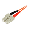 StarTech LC-SC šviesolaidinis laidas, daugiamodis, 50 / 125, dvipusis, 2m (50FIBLCSC2)