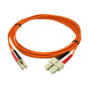 StarTech LC-SC šviesolaidinis laidas, daugiamodis, 50 / 125, dvipusis, 2m (50FIBLCSC2)
