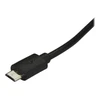 StarTech USB-C į MicroUSB laidas juodas