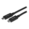 USB kabelis StarTech USB-C - USB-C 0,5 m Juodas (USB31CC50CM)