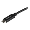 USB kabelis StarTech USB-B - USB-C 1 m Juodas (USB31CB1M)