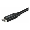 USB kabelis StarTech USB-C - USB-C 1 m Juodas (USB2C5C1M)