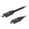 USB kabelis StarTech USB-C - USB-C 1 m Juodas (USB2C5C1M)