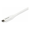 USB kabelis StarTech USB-C – USB-C 2 m baltas (USB2C5C2MW)
