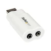 USB adapteris StarTech USB – 3,5 mm baltas lizdas (ICUBUDIO)