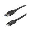 USB kabelis StarTech USB-A - USB-C 1 m Juodas (USB31AC1M)