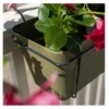 Stefanplast Balcony set with automatic watering system and metal support 50x18x17cm žalias