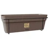 Stefanplast Balcony set with automatic watering system and metal support 50x18x17cm ruda