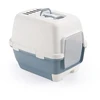 Stefanplast Cat toilet closed Cathy Clever & Smart 58x45x48cm baltas mėlynas