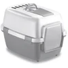 Stefanplast Cat toilet closed WivaCat 55x40x40cm baltas pilkas