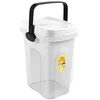 Stefanplast Container for pet food storage 2.5kg 7L 23x19x31cm transparent/baltas