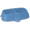 Stefanplast Feed bowl Break 13 0,2+0,2L 21x13x5cm assorted pilkas/mėlynas