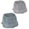 Stefanplast Feed bowl Break 9 0,7L 19x19x11cm assorted pilkas/mėlynas