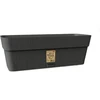 Stefanplast Flower box with tray Ethica 50x18x17cm pilkas